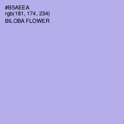 #B5AEEA - Biloba Flower Color Image